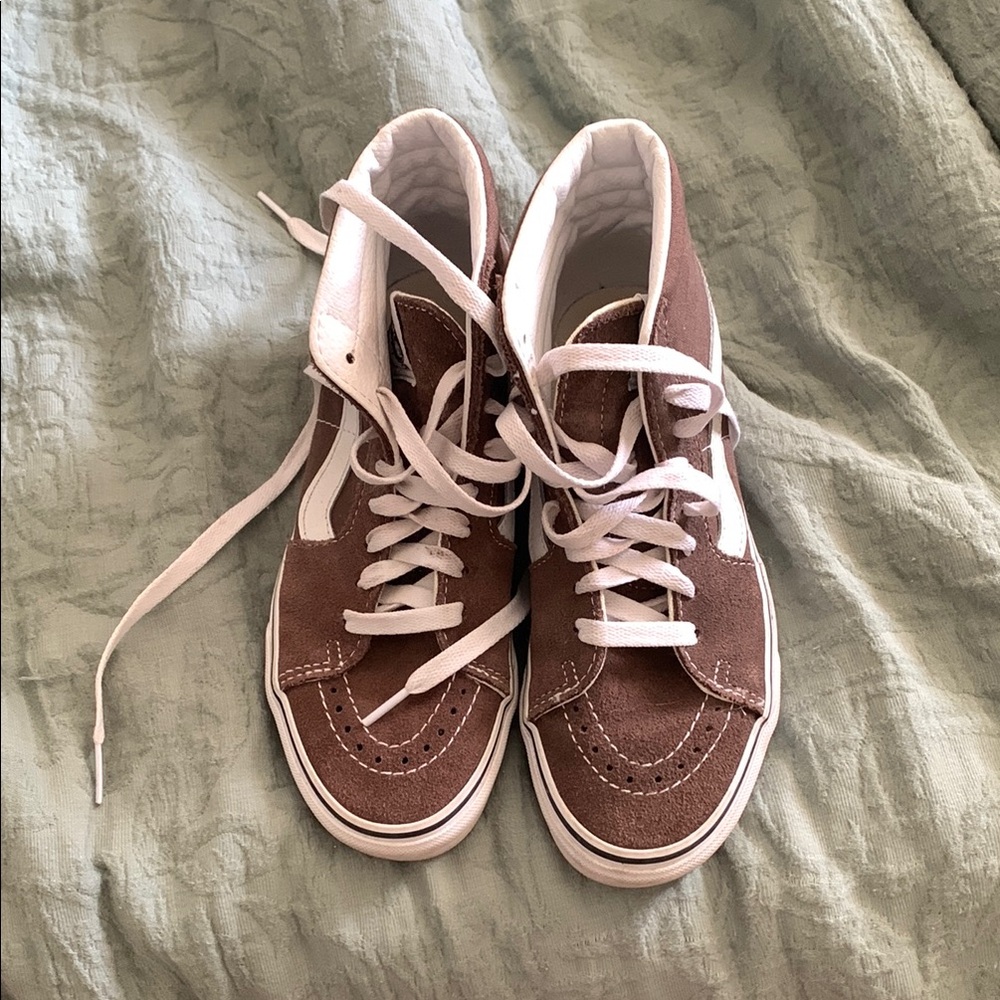 Brown High-Top Vans